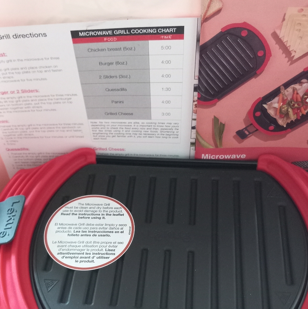 NWT LEKUE MICROWAVE GRILL - Picture 3 of 3